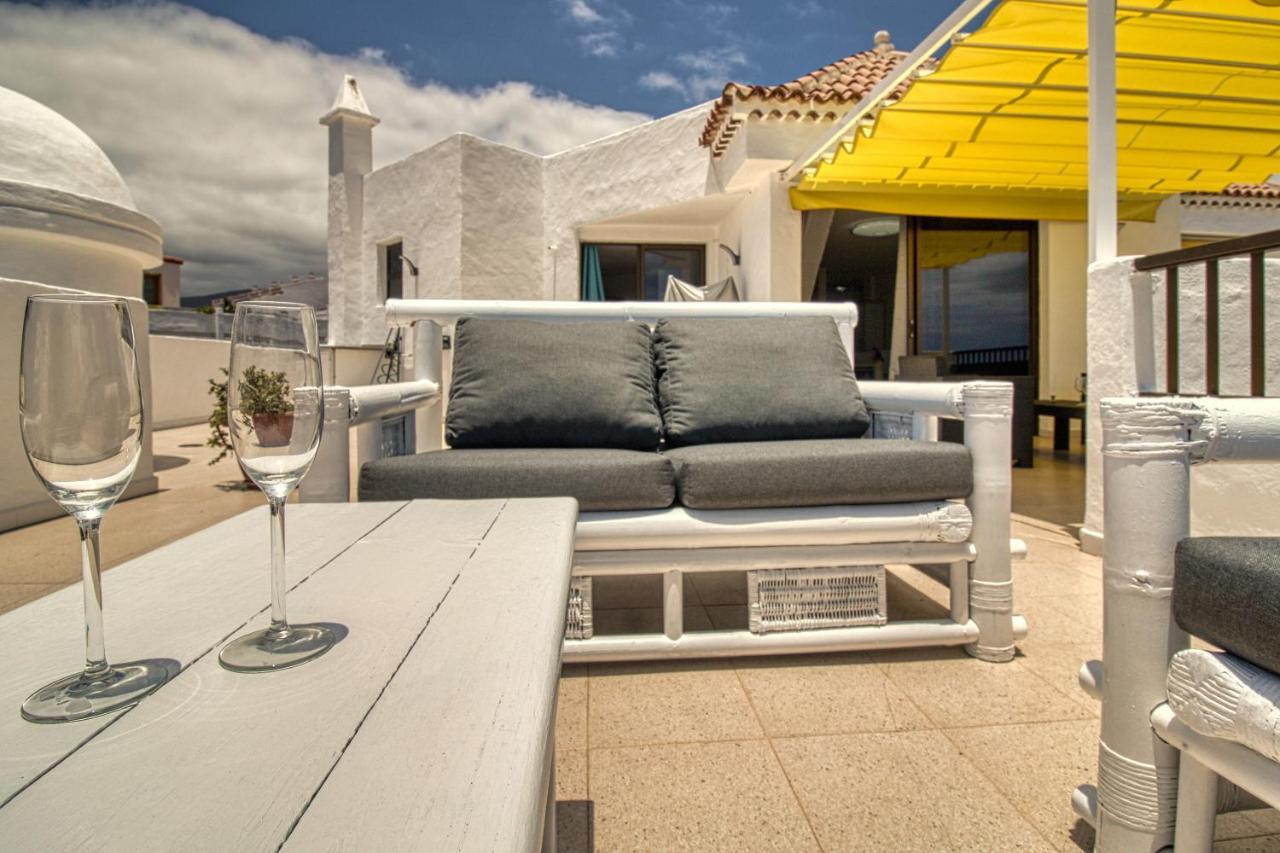 Ferienwohnung Penthouse Sea View Jacuzzy Terrace & Pool Playa Feñabe Exterior foto